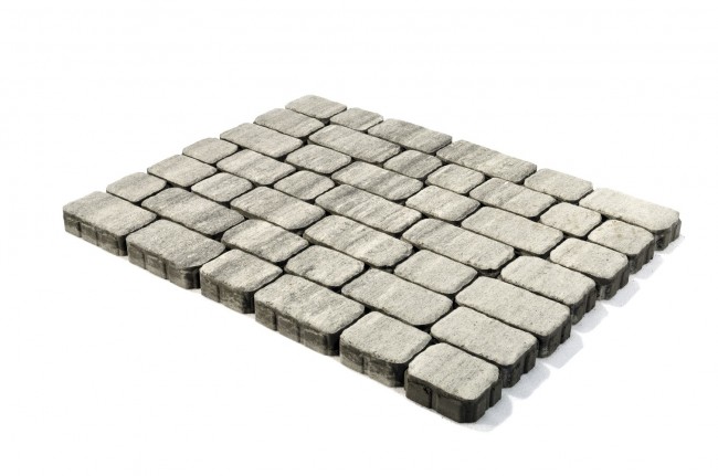 BRAER Тротуарная плитка Ривьера color mix тип 7 туман