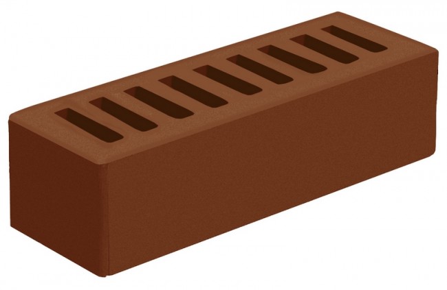 Голицынский кирпич евро лицевой темно - терракотовый Голицынский кирпич евро лицевой темно - терракотовый