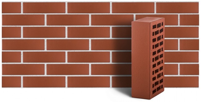 ЛСР кирпич лицевой тёмно-красный гладкий ЛСР кирпич лицевой тёмно-красный гладкий
