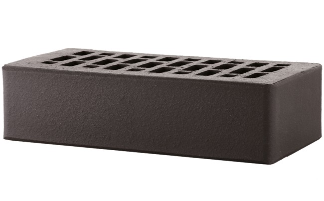 ЛСР Кирпич лицевой пустотелый графитовый, поверхность гладкий ЛСР Кирпич лицевой пустотелый графитовый, поверхность гладкий