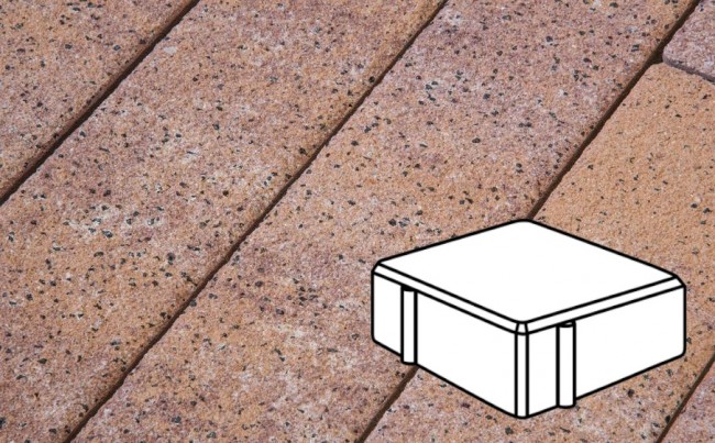 Готика Плитка тротуарная Готика Natur FERRO, Квадрат, Терракота, 100*100*60 мм