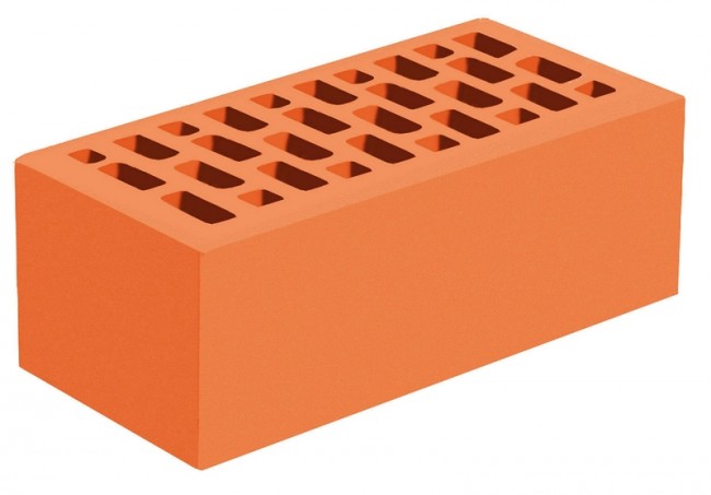 Голицынский кирпич полуторный лицевой абрикосовый