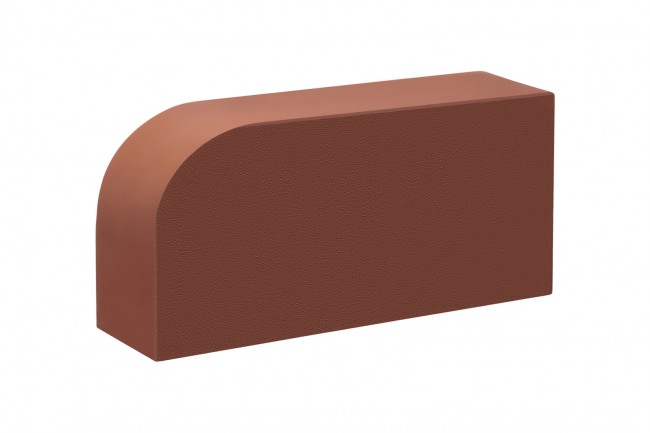Кирпич полнотелый кирово чепецк лицевой 1НФ/300/75 R60 Терракот (радиусный) Кирпич полнотелый кирово чепецк лицевой 1НФ/300/75 R60 Терракот (радиусный)