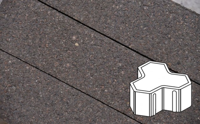 Готика Плитка тротуарная Готика Premium Silver, Шемрок, №13, 200*200*100 мм