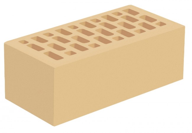 Голицынский кирпич полуторный лицевой слоновая кость