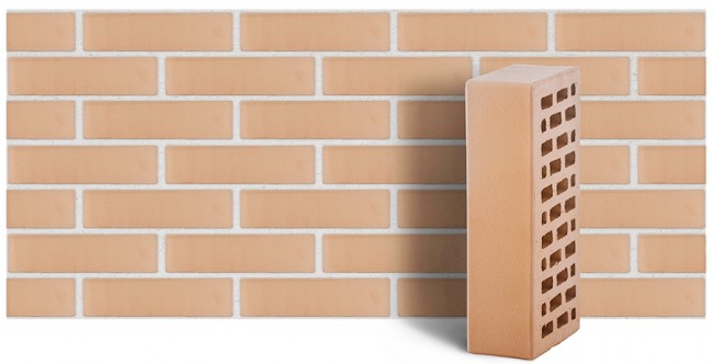 ЛСР кирпич лицевой слоновая кость гладкий ЛСР кирпич лицевой слоновая кость гладкий