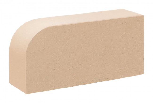 Кирпич полнотелый кирово чепецк лицевой 1НФ/300/100 R60 Лотос (радиусный)