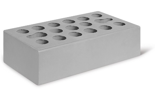 КЕРМА кирпич облицовочный серебро гладкий 1 НФ M150 F75 КЕРМА кирпич облицовочный серебро гладкий 1 НФ M150 F75