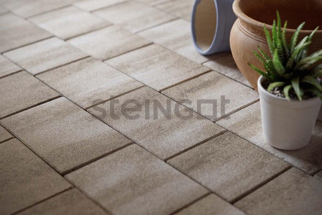 Steingot Тротуарная плитка Новый город "Травертин" Steingot Тротуарная плитка Новый город "Травертин"