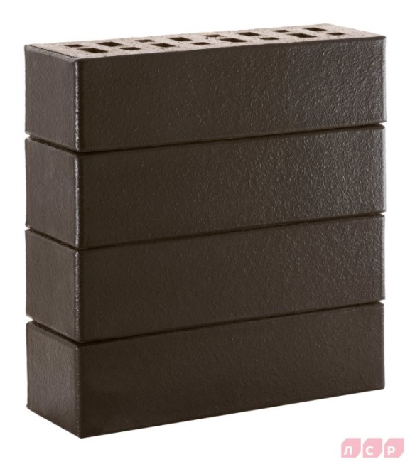 ЛСР Клинкер фасадный чёрный глянцевый "Рейкьявик" гладкий ЛСР Клинкер фасадный чёрный глянцевый "Рейкьявик" гладкий