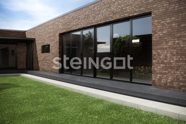 Steingot Ригельный кирпич "Штайн Браун" (полный прокрас) 70 мм Steingot Ригельный кирпич "Штайн Браун" (полный прокрас) 70 мм