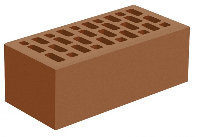 Голицынский кирпич полуторный лицевой терракот Голицынский кирпич полуторный лицевой терракот