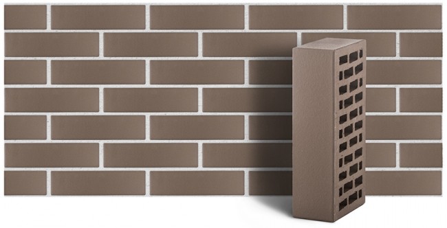 ЛСР кирпич лицевой серый гладкий ЛСР кирпич лицевой серый гладкий