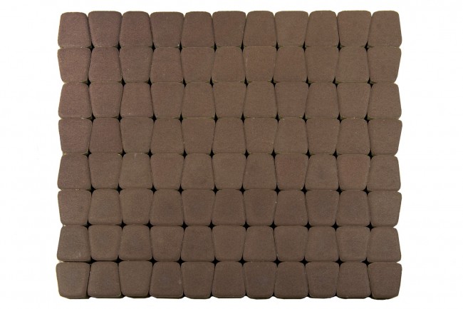 BRAER Тротуарная плитка Классико круговая коричневый