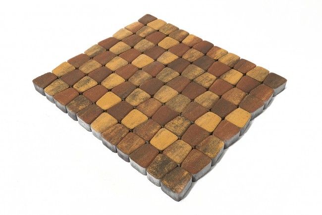 BRAER Тротуарная плитка Классико круговая color mix мальва