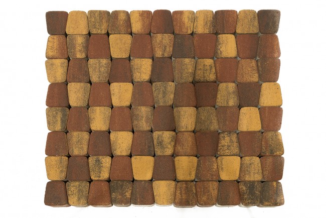 BRAER Тротуарная плитка Классико круговая color mix мальва