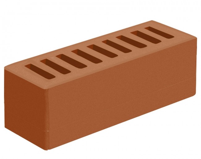 Голицынский кирпич евро утолщенный терракот