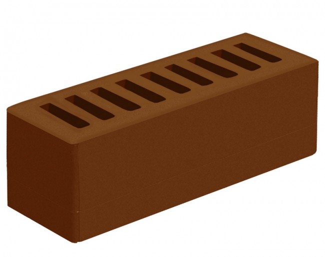 Голицынский кирпич евро утолщенный коричневый Голицынский кирпич евро утолщенный коричневый