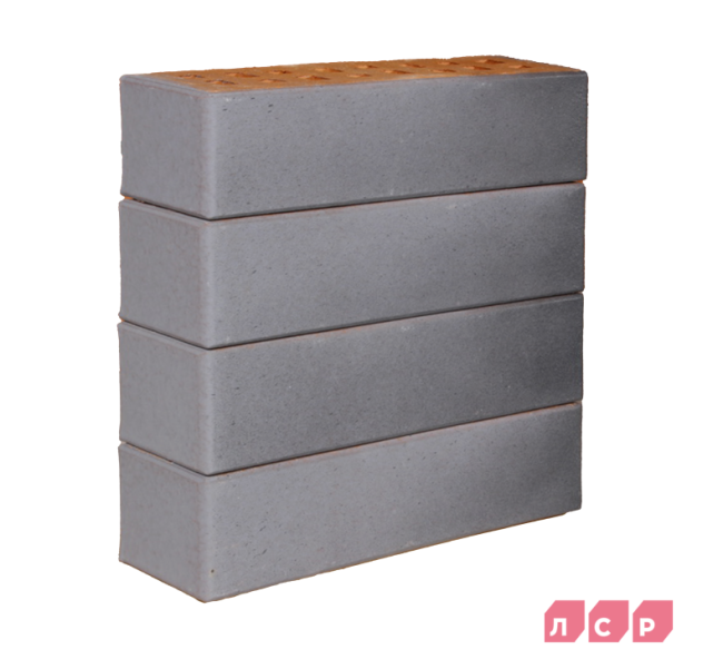 ЛСР Клинкер фасадный серый с серебром "Харстад" гладкий ЛСР Клинкер фасадный серый с серебром "Харстад" гладкий