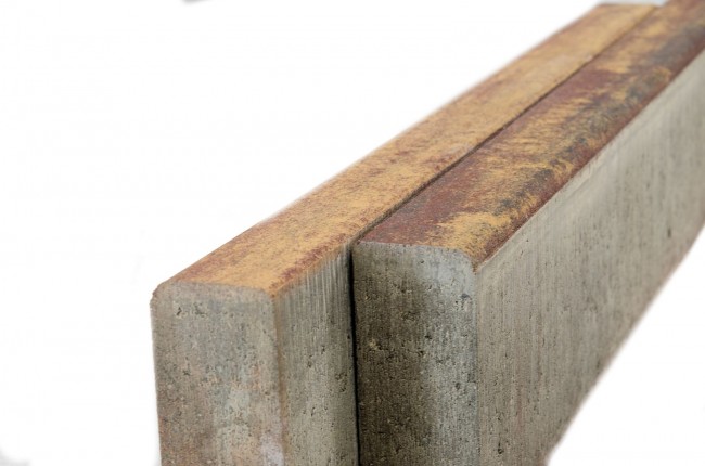 BRAER Бордюр тротуарный БР100.20.8 color mix тип 3 мальва