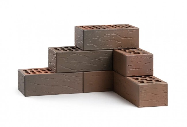 VOLGABRICK Лицевой кирпич "Нева" рустик горизонтальный 250x120x88 мм VOLGABRICK Лицевой кирпич "Нева" рустик горизонтальный 250x120x88 мм