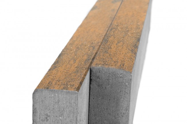 BRAER Бордюр тротуарный БР100.20.8 color mix тип 5 техас