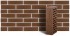 кирпич лицевой коричневый рустик