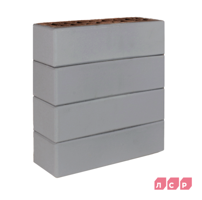 ЛСР Клинкер фасадный серый "Осло", поверхность гладкая ЛСР Клинкер фасадный серый "Осло", поверхность гладкая