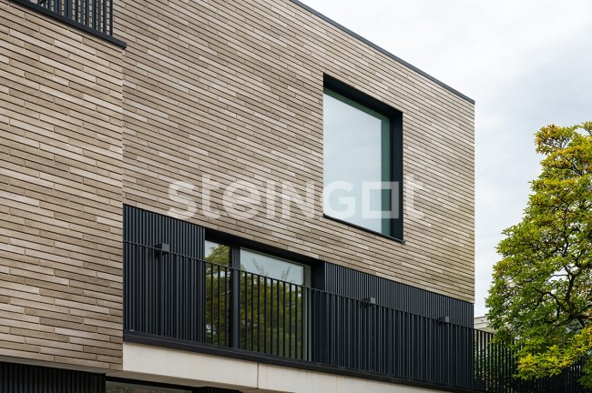 Steingot Ригельный кирпич "Травертин" (частичный прокрас) 70 мм