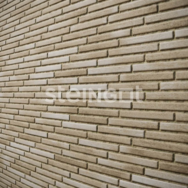 Steingot Ригельный кирпич "Травертин" (частичный прокрас) 70 мм