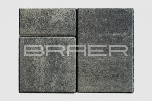 Тротуарная плитка Старый город Ландхаус, Color Mix Вечер, 60 мм