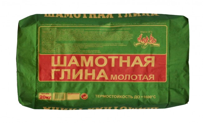 Шамотная огнеупорная глина для печи Шамотная огнеупорная глина для печи