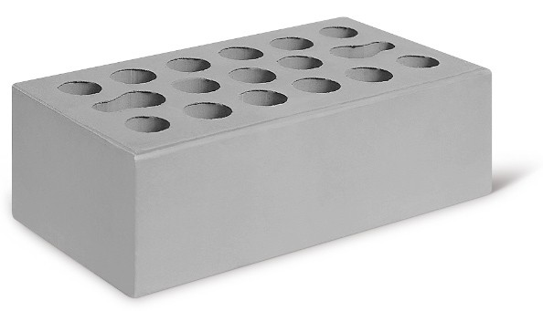 КЕРМА кирпич облицовочный серебро гладкий 1,4 НФ M150 F75 КЕРМА кирпич облицовочный серебро гладкий 1,4 НФ M150 F75