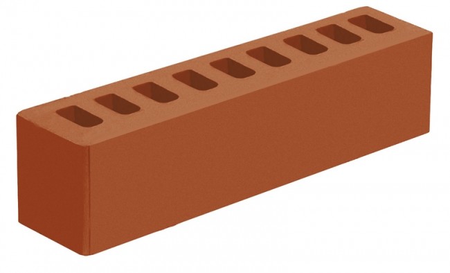 Голицынский кирпич половинка лицевой корица Голицынский кирпич половинка лицевой корица