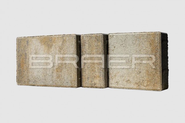 BRAER Тротуарная плитка Мозаика color mix песчаник