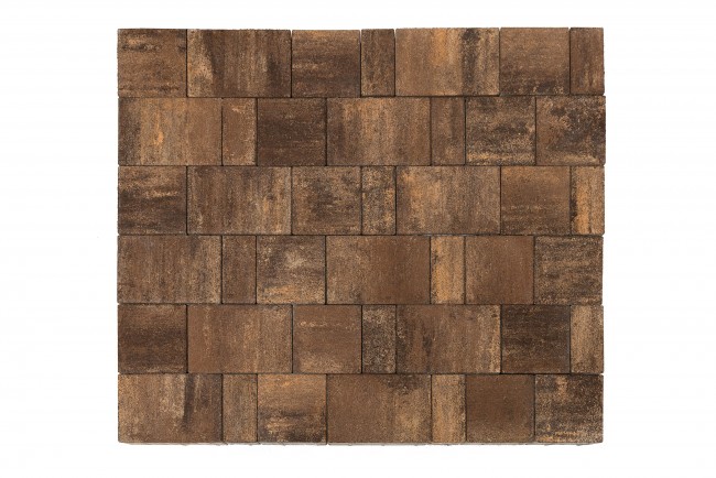 BRAER Тротуарная плитка Старый город Ландхаус, Color Mix Каштан, 80 мм BRAER Тротуарная плитка Старый город Ландхаус, Color Mix Каштан, 80 мм