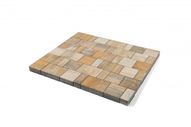 BRAER Тротуарная плитка Старый город Ландхаус, Color Mix Песчаник, 80 мм