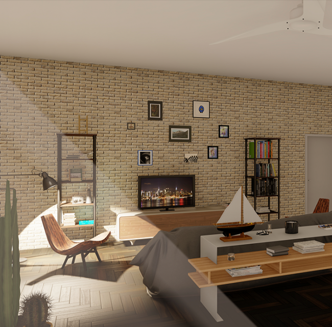 White Hills Гипсовая плитка Йорк брик А335-10 White Hills Гипсовая плитка Йорк брик А335-10