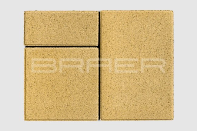 BRAER Тротуарная плитка Старый город Ландхаус, Песочный, 80 мм