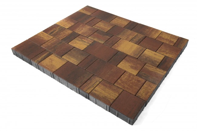 BRAER Тротуарная плитка Старый город Ландхаус, Color Mix Мальва, 60 мм