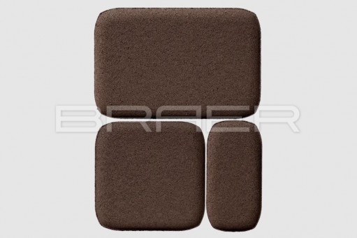 Тротуарная плитка Классико коричневый