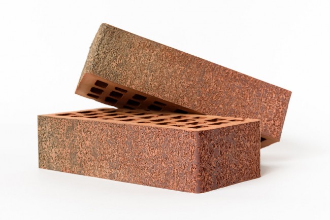 Кирпич лицевой MATTONE латерра 1 нф пустотелый красно - черный