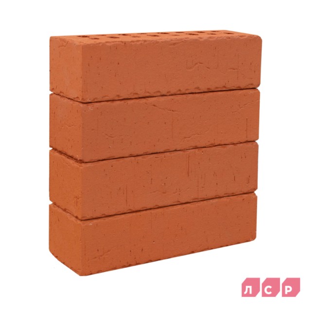ЛСР Клинкер фасадный красный "Кембридж", поверхность винтаж ЛСР Клинкер фасадный красный "Кембридж", поверхность винтаж