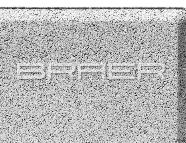 BRAER Тротуарная плитка Триада, Белый, 60 мм