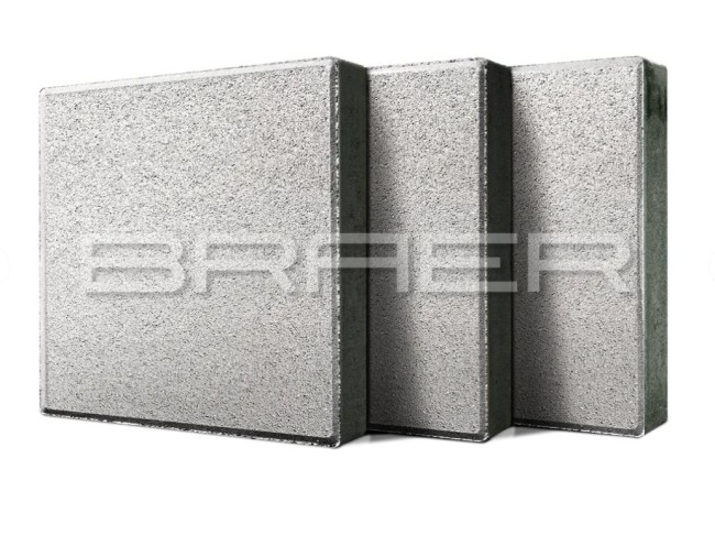 BRAER Тротуарная плитка Триада, Белый, 60 мм