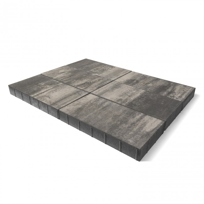 BRAER Тротуарная плитка Сити 600 х 300, Color Mix Ночь, 80 мм BRAER Тротуарная плитка Сити 600 х 300, Color Mix Ночь, 80 мм