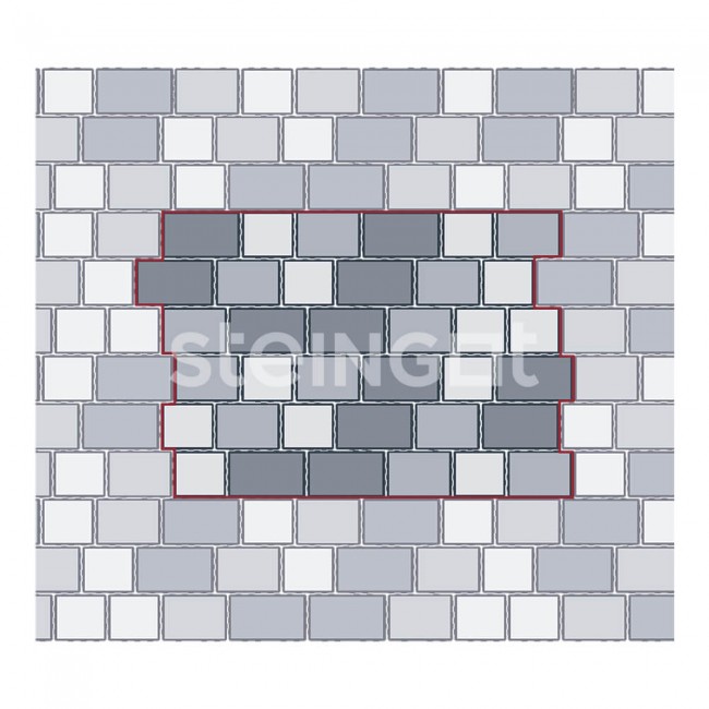 Steingot Тротуарная плитка Новый город "Штайн Блэк"