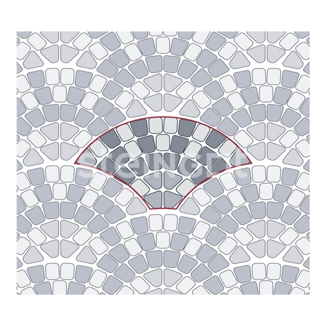 Steingot Тротуарная плитка Классика круговая "Блэнд"