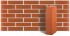 кирпич лицевой полнотелый красный r-60 гладкий (радиусный)