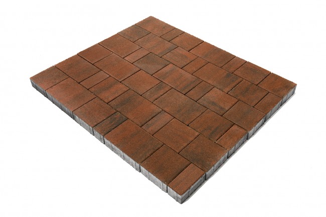 BRAER Тротуарная плитка Старый город Ландхаус, Color Mix Закат, 60 мм